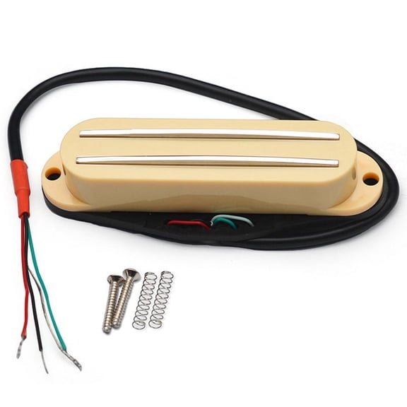 Yellow Humbuckers Single Coil Pickups Humbuckers for Single Size Pickups Electric Guitar