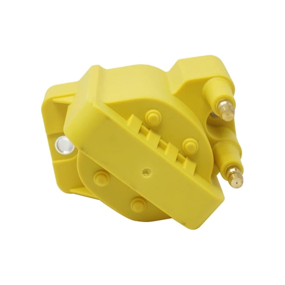 Yellow Ignition Coil Compatible with 1989-1991 Buick Skylark 2.5L Replacement for DR39