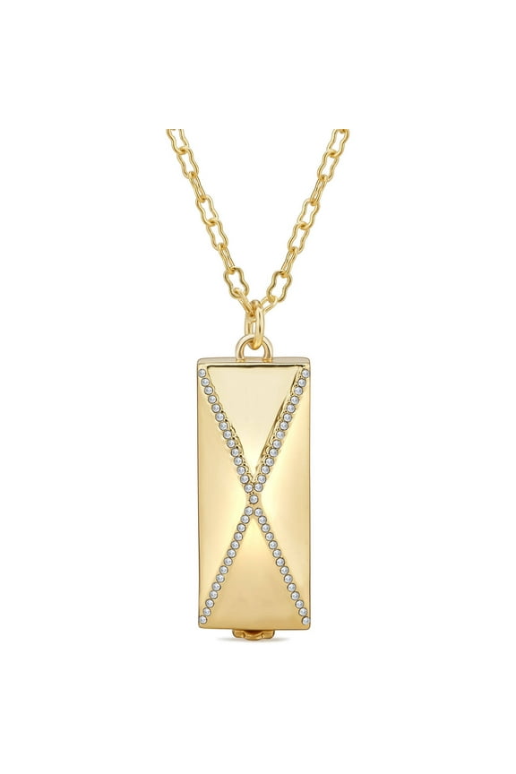 Yellow Ion-Plated X Enhancer Pendant for Fitbit Flex