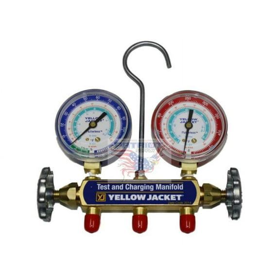 Yellow Jacket 41312 Refrigeration Manifold For R134A, R404A, R507