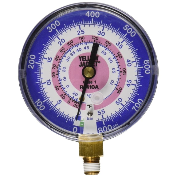 Yellow Jacket 49142 Low Side Replacement Gauge, R-410A, Degrees C and Degrees F CA3