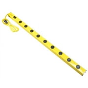 Yellow Jacket 5153 14/3 SJT Workshop 3 Metal Bar with 9 Outlets, 15 Amp Circuit Breaker and 5 Cord