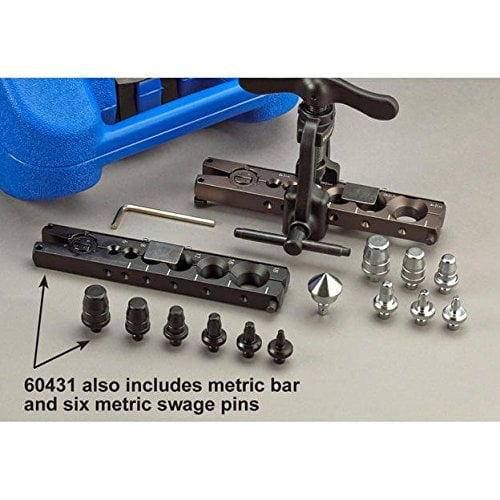 Yellow Jacket 60431 Lightweight Swaging/Flaring Tool Kit, 6 Standard, 6 Metric