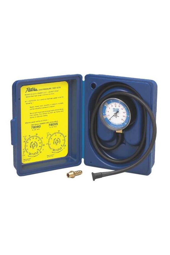 78060 Gas Pressure Gauge Kit  0 to 35" Water Column Natural or LP
