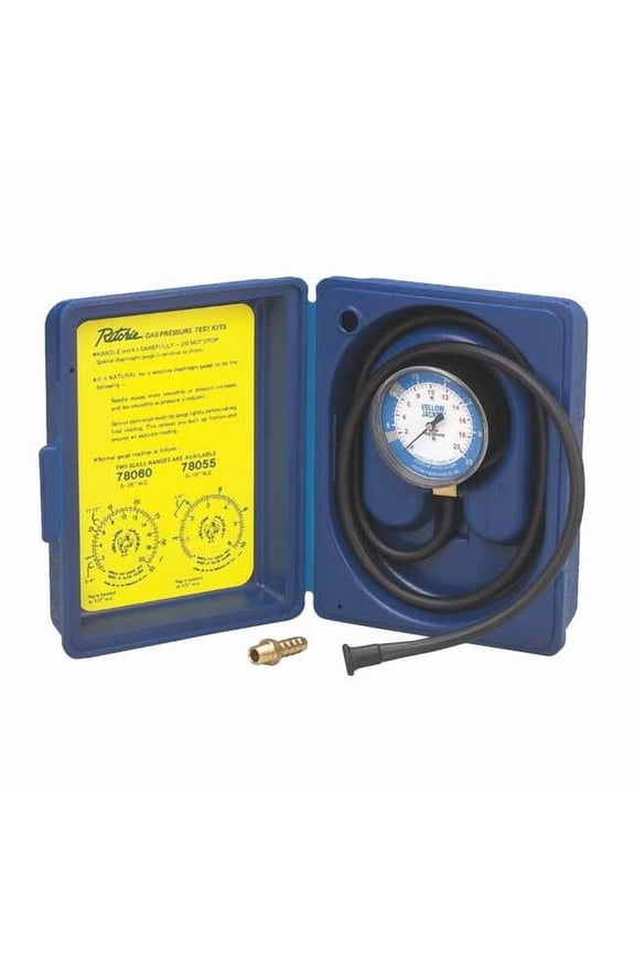 78060 Gas Pressure Gauge Kit 0 to 35" Water Column Natural or LP