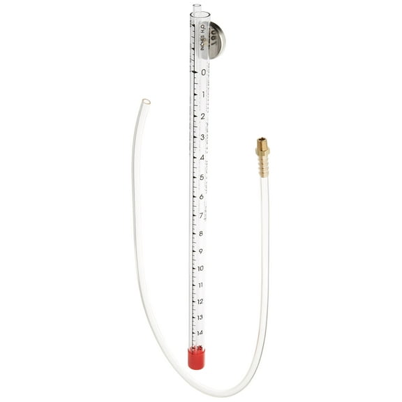 Yellow Jacket 78075 Water Manometer Made of a Durable Plastic CA1