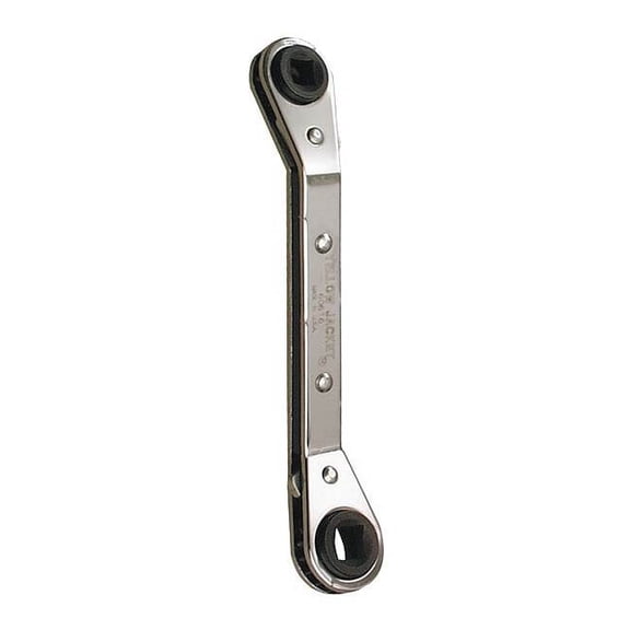 Yellow Jacket Ratcheting Refrigeration Wrench, 5-5/8 in, Finish: Chrome 60616
