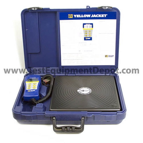 Yellow Jacket Charging Scale, 220 lb Max, LCD 68812