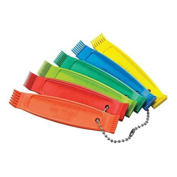 Yellow Jacket Fin Comb Set, Nylon, 5 in L, Double-Head 61158
