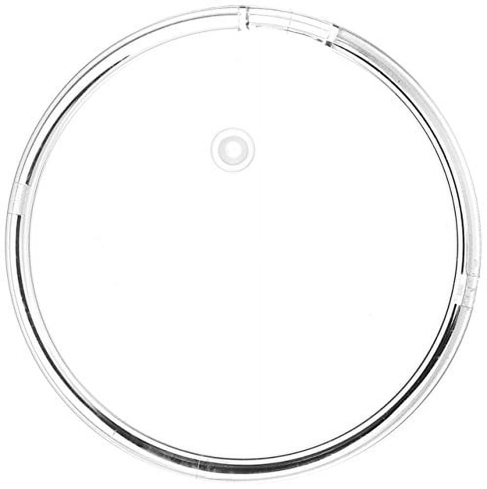 Yellow Jacket Gauge Crystal,Round, 31/8 in. 49100