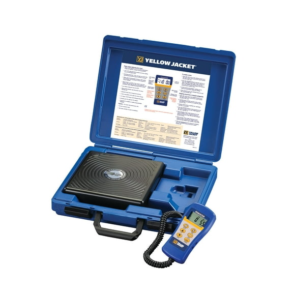 Yellow Jacket Charging Scale, 110 lb Max, LCD 68802