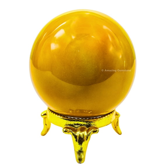 Yellow Jasper Crystal Ball Sphere 2" Inches