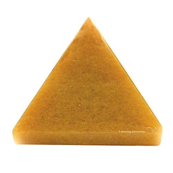 Yellow Jasper Crystal Pyramid 1" Inch