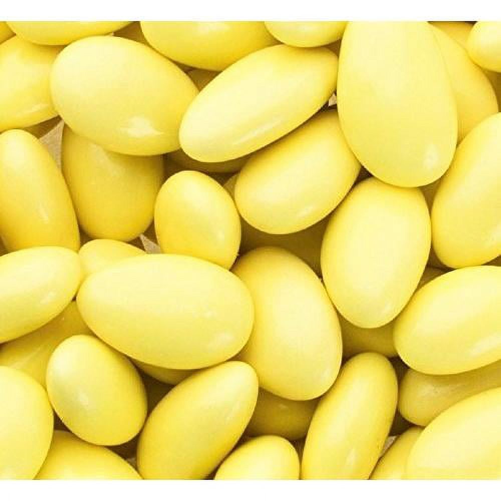 Yellow Jordan Almonds By Its Delish, 3 LBS Bulk Sugared Almond Nut