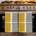 thumbnail image 1 of Yellow Kitchen Towels Set of 4, Modern Painting Farmhouse Striped Abstract Art Absorbent Dish Towels for Kitchen, Microfiber Hand Towel, Quick Drying Tea Towel for Cleaning Decorative Dishcloths, 1 of 7