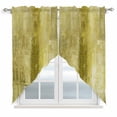 thumbnail image 1 of Yellow Kitchen Window Curtains, Swag Curtains Valance for Bedroom Living Room Bathroom, Retro Oil Painting Modern Abstract Art Aesthetics Rod Pocket Window Curtain Block Drapes 2 Panels 36"x36", 1 of 9