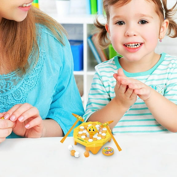 Yellow Knock Out Penguin Ice Trap Family Board Game With Replacement Ice Cubes And Animals