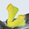 thumbnail image 1 of ​​Yellow L-Size Non-Slip Rubber Overshoe Covers - All-Weather Slip-Resistant Reusable Boot Protectors for Cycling Hiking Snow​​, 1 of 8