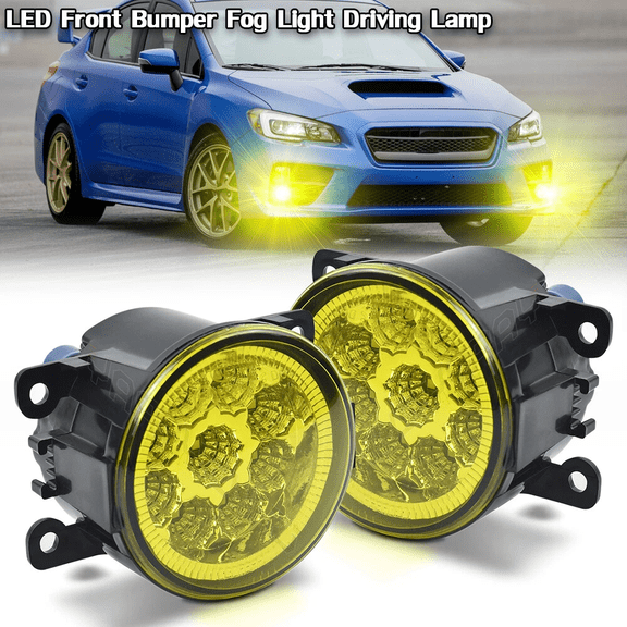 Yellow LED Fog Lights Bumper Driving Lamps For 2014-2019 Infiniti Q50 QX60