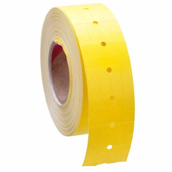 Yellow Labels to fit Towa GS Series/Halmark/Century Price Guns 16 Pack (Free Ink roll Included)