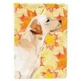 thumbnail image 1 of Yellow Labrador 2 Fall House Flag, 1 of 4
