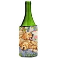 thumbnail image 1 of Yellow Labrador Deck Pups Wine Bottle Can cooler Hugger, 1 of 1