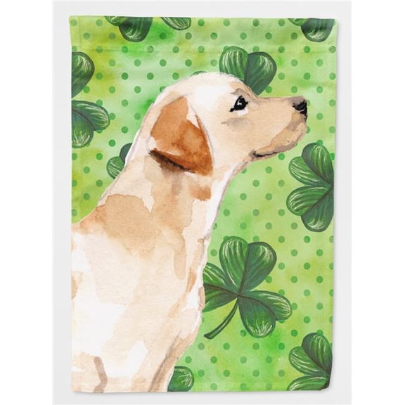 Yellow Labrador No.2 St.Patricks Flag Garden Size
