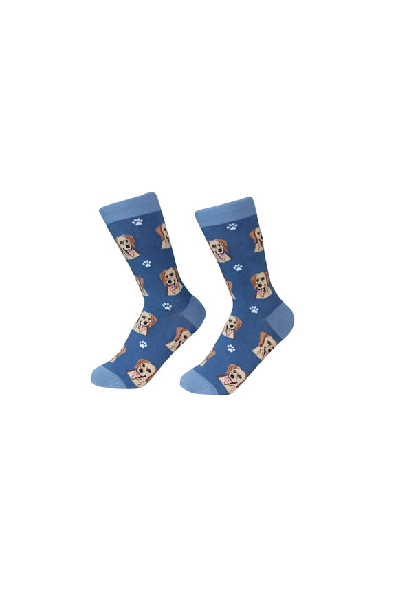 Yellow Labrador Retriever Dog Breed Socks Unisex Sock Daddy by E&S Pets