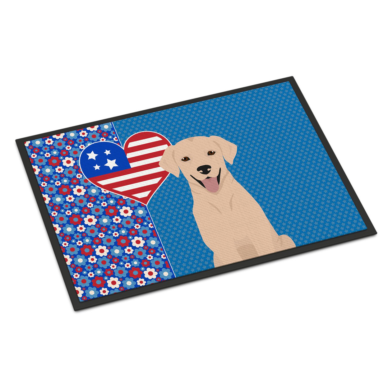 Yellow Labrador Retriever Indoor or Outdoor Mat 24x36 36 in x 24 in