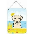 thumbnail image 1 of Yellow Labrador Summer Beach Wall or Door Hanging Prints, 1 of 1