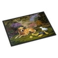 thumbnail image 1 of Yellow Labrador and Chicks Door Mat, 1 of 4