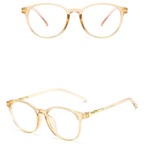 Yellow Ladies Reading Glasses PC Fashion Readers with Spring Hinge Eyeglasses One Size