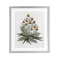 thumbnail image 1 of Yellow Leafy Wild Flowers Gray Framed Print Under Glass, design by Cecilia Battaini, 1 of 10