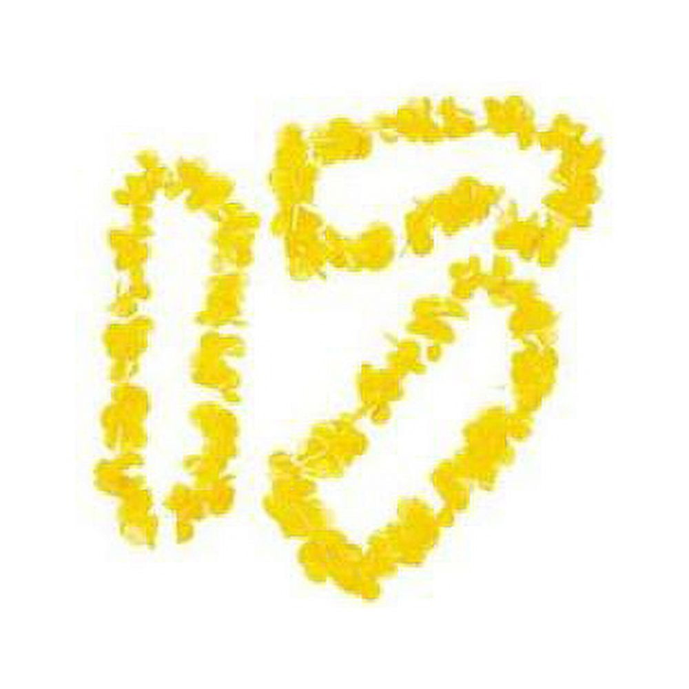 ORIENTAL TRADING COMPANY Yellow Lei - Apparel Accessories - 12 Pieces