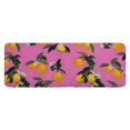 thumbnail image 1 of Yellow Lemon Flowers Pink Pattern Kitchen Rug Mat,Kitchen Runner Rugs Non Skid Washable,Decorative Kitchen Floor Mats for Kitchen,Sink,Laundry,17"x47.2", 1 of 7