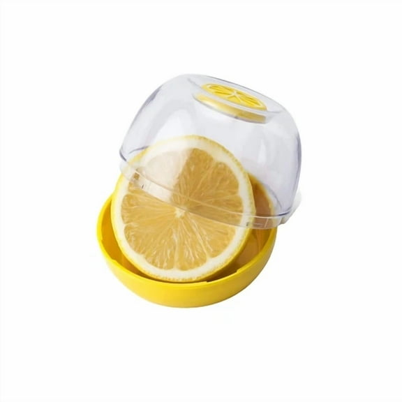 Yellow Lemon Food Storage Container Freshness Keeper Stackable Eco Friendly