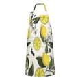 thumbnail image 1 of Yellow Lemon Fruit Berries Beige Pattern Apron-Garden Aprons for Women with Pockets-Cotton Linen Waterproof Kitchen Cooking Gardening Aprons Adjustable for Kitchen,Cooking,BBQ and Salon 33x27 Inch, 1 of 7