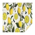 thumbnail image 1 of Yellow Lemon Fruit Berries Beige Pattern Square Tablecloth,Waterproof Square Table Cover,Wipeable Spillproof Washable Table Cover for Home Kitchen Party Decor 42"X42"(107x107cm), 1 of 6