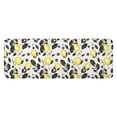 thumbnail image 1 of Yellow Lemon Fruit Berries White Pattern Kitchen Rug Mat,Kitchen Runner Rugs Non Skid Washable,Decorative Kitchen Floor Mats for Kitchen,Sink,Laundry,17"x47.2", 1 of 7