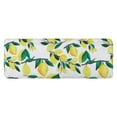 thumbnail image 1 of Yellow Lemon Fruit Branches White Pattern Kitchen Rug Mat,Kitchen Runner Rugs Non Skid Washable,Decorative Kitchen Floor Mats for Kitchen,Sink,Laundry,17"x47.2", 1 of 7