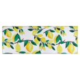 thumbnail image 1 of Yellow Lemon Fruit Branches White Pattern Kitchen Rug Mat,Kitchen Runner Rugs Non Skid Washable,Decorative Kitchen Floor Mats for Kitchen,Sink,Laundry,17"X47", 1 of 5