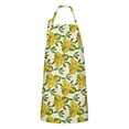 thumbnail image 1 of Yellow Lemon Fruit Clusters White Pattern Apron-Garden Aprons for Women with Pockets-Cotton Linen Waterproof Kitchen Cooking Gardening Aprons Adjustable for Kitchen,Cooking,BBQ and Salon 33x27 Inch, 1 of 7