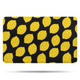 thumbnail image 1 of Yellow Lemon Fruit Dots Black Pattern Bathroom Rugs Mat,Non Slip Microfiber Bathroom Rug,Rubber Backing,Soft Bathroom Mats for Bathroom Floor,Tub and Shower,20x32in(50x80cm), 1 of 5