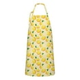 thumbnail image 1 of Yellow Lemon Fruit Dots LightYellow Pattern Apron-Garden Aprons for Women with Pockets-Cotton Linen Waterproof Kitchen Cooking Gardening Aprons Adjustable for Kitchen,Cooking,BBQ and Salon 33x27 Inch, 1 of 7