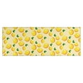 thumbnail image 1 of Yellow Lemon Fruit Dots LightYellow Pattern Kitchen Rug Mat,Kitchen Runner Rugs Non Skid Washable,Decorative Kitchen Floor Mats for Kitchen,Sink,Laundry,17"X47", 1 of 5