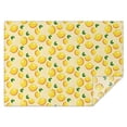 thumbnail image 1 of Yellow Lemon Fruit Dots LightYellow Pattern Rectangle Tablecloth 60"x84",Waterproof Polyester Rectangle Table Cloth, Wipeable Spillproof Polyester Tablecloth for Dining, Camping, Indoor and Outdoor, 1 of 5