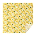 thumbnail image 1 of Yellow Lemon Fruit Dots LightYellow Pattern Square Tablecloth,Waterproof Square Table Cover,Wipeable Spillproof Washable Table Cover for Home Kitchen Party Decor 42"X42"(107x107cm), 1 of 6