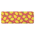 thumbnail image 1 of Yellow Lemon Fruit Dots Red Pattern Kitchen Rug Mat,Kitchen Runner Rugs Non Skid Washable,Decorative Kitchen Floor Mats for Kitchen,Sink,Laundry,17"x47.2", 1 of 7