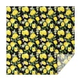 thumbnail image 1 of Yellow Lemon Fruit Flowers Black Pattern Square Tablecloth,Waterproof Square Table Cover,Wipeable Spillproof Washable Table Cover for Home Kitchen Party Decor 42"X42"(107x107cm), 1 of 6