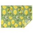 thumbnail image 1 of Yellow Lemon Fruit Flowers Green Pattern Rectangle Tablecloth 60"x84",Waterproof Polyester Rectangle Table Cloth, Wipeable Spillproof Polyester Tablecloth for Dining, Camping, Indoor and Outdoor, 1 of 5